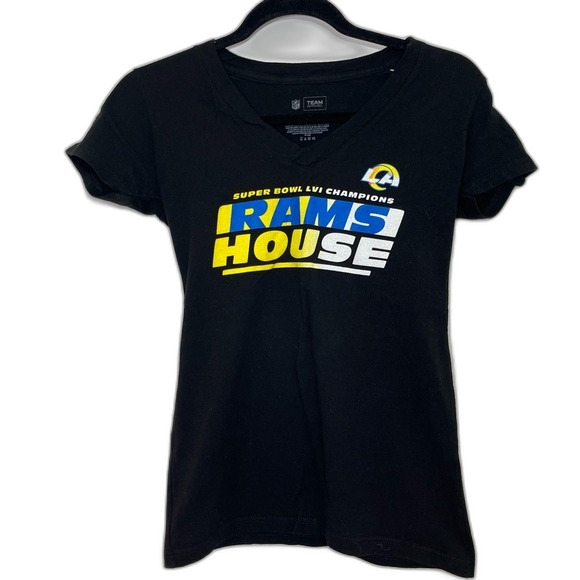 Team Apparel Super Bowl Rams House Black Size Medium NWOT - Picture 2 of 9